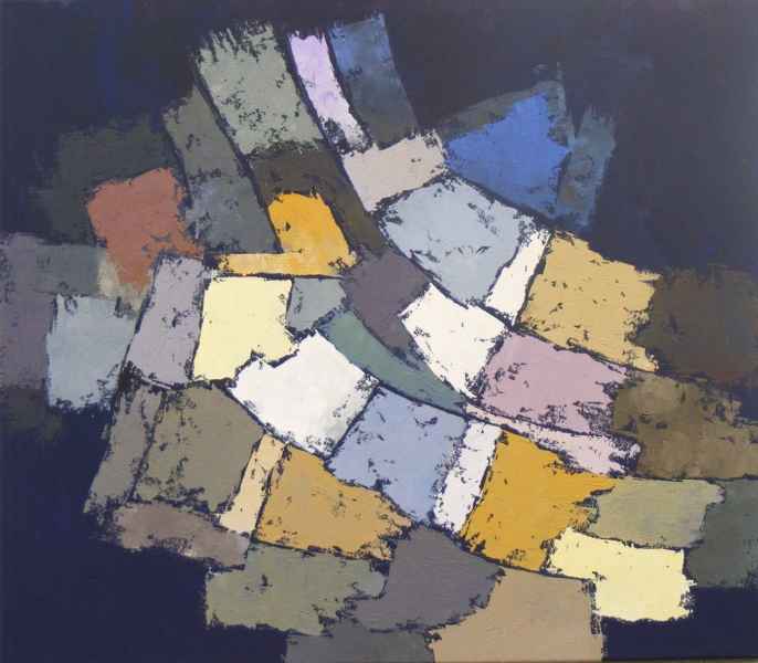 chaotische kurve grau 80 x70 2